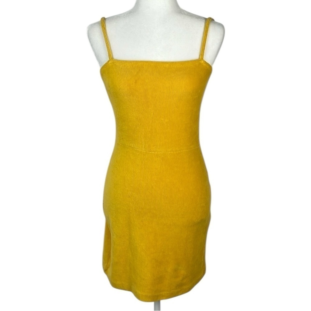 Forever 21 Yellow Tank Mini Bodycon Dress Size M